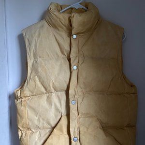 Olderbrother puff vest XXS in Natural NWOT!